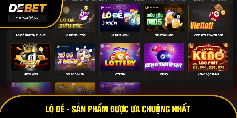 Lô đề - sản phẩm được ưa chuộng nhất Lô đề - sản phẩm được ưa chuộng nhất