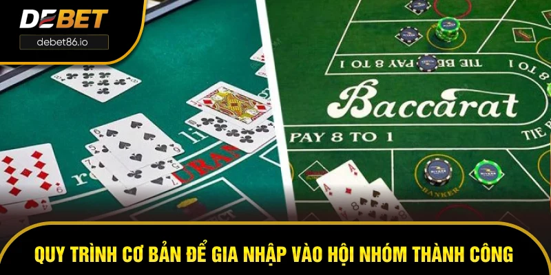 Quy trình cơ bản để gia nhập vào hội nhóm thành công Quy trình cơ bản để gia nhập vào hội nhóm thành công
