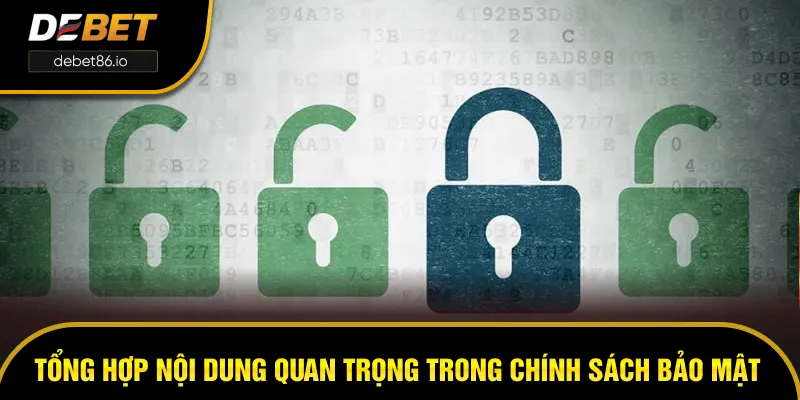 Tổng hợp nội dung quan trọng trong chính sách bảo mật DEBET Tổng hợp nội dung quan trọng trong chính sách bảo mật DEBET